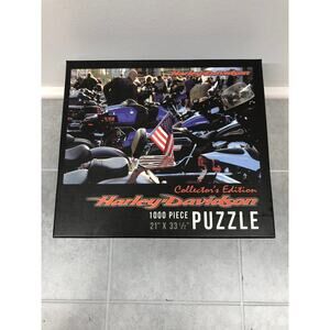 Harley Davidson Motorcycle 1000 Piece Jigsaw Puzzle Collector's NOB